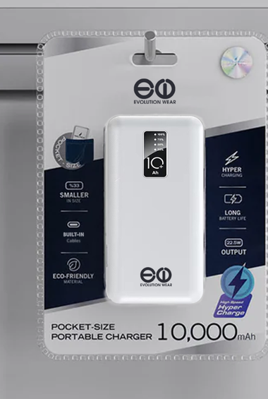10,000mAh 3-in-1 Powerbank