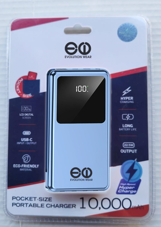 10,000 mAh Power Bank -22.5W