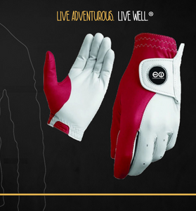 Red Golf Gloves - Evolution Wear® 