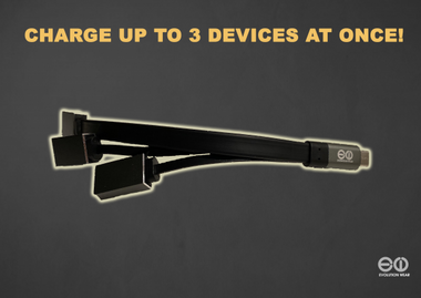USB C Splitter 3 in 1 - Evolution Wear® 